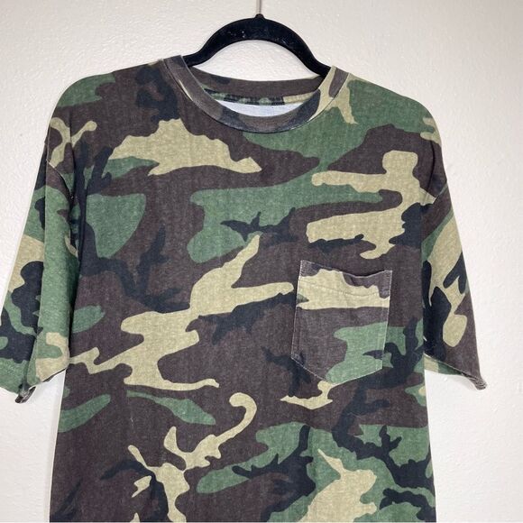 RedHead Camouflage Short Sleeve Crew Neck T Shirts Lot 2 Undershirt Men Medium - Picture 7 of 12